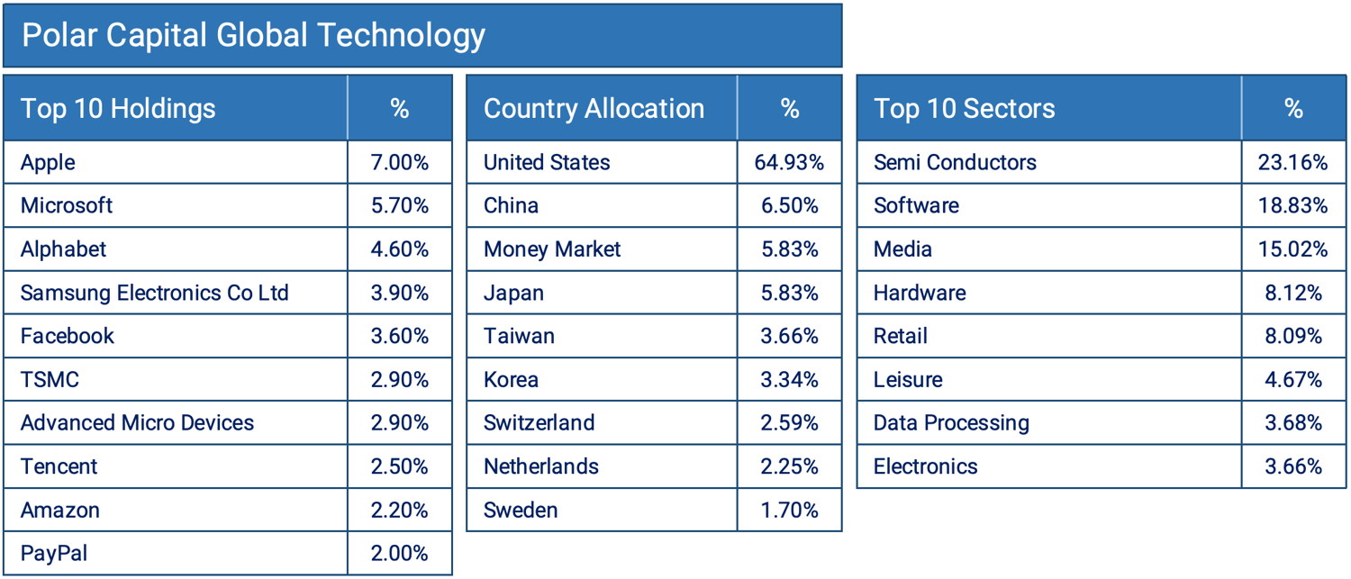 Will Technology Funds Continue To Thrive in 2021? The 5 Top Performing